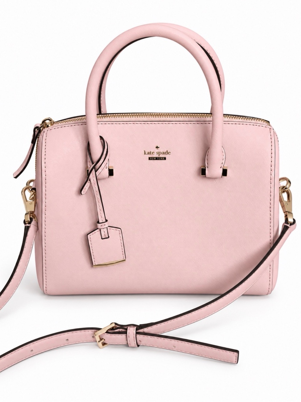 kate spade Pale Pink Leather Top-Handle Satchel